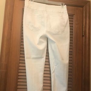 White High Rise Skinny Jeans